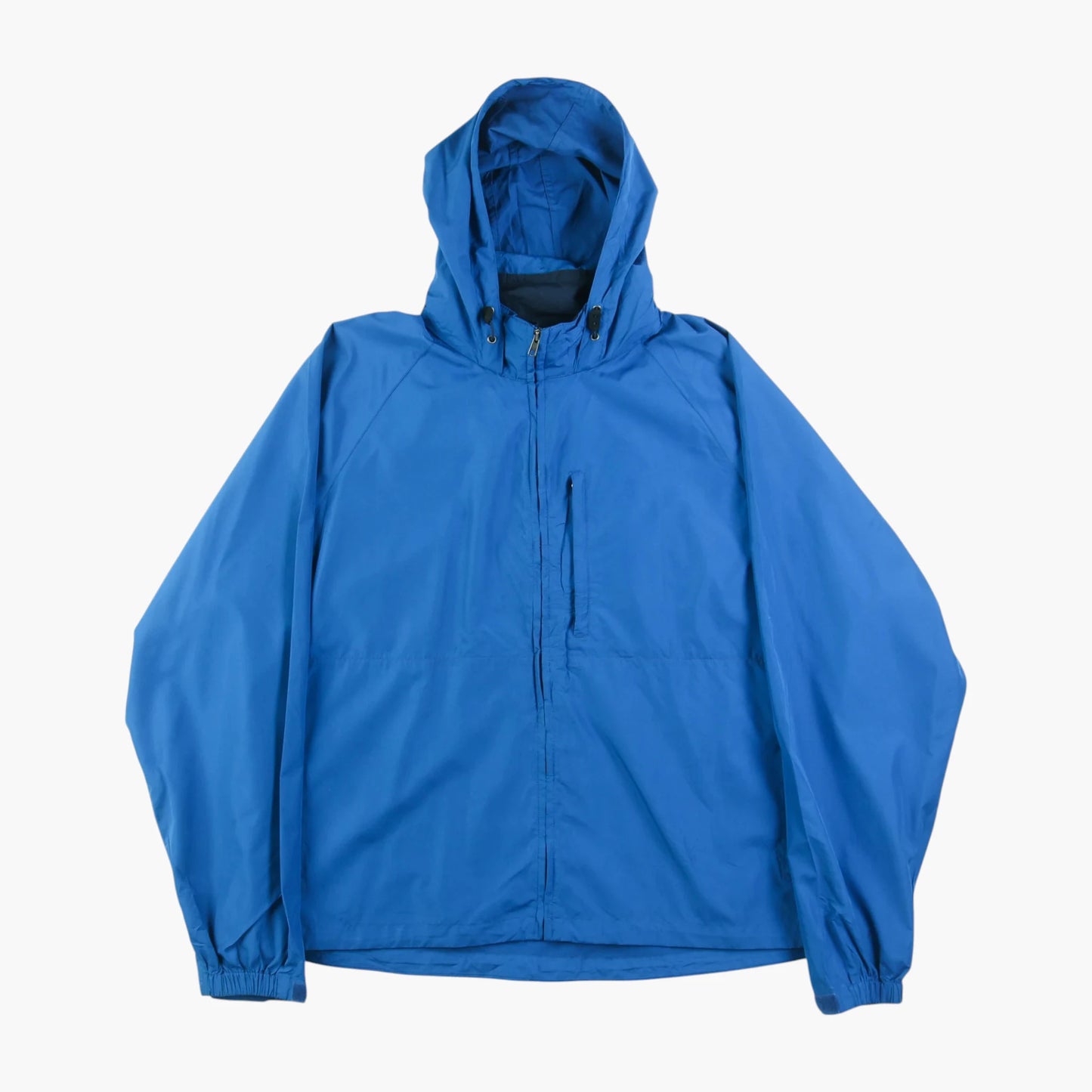 Hooded Windbreaker Jacket - Blue