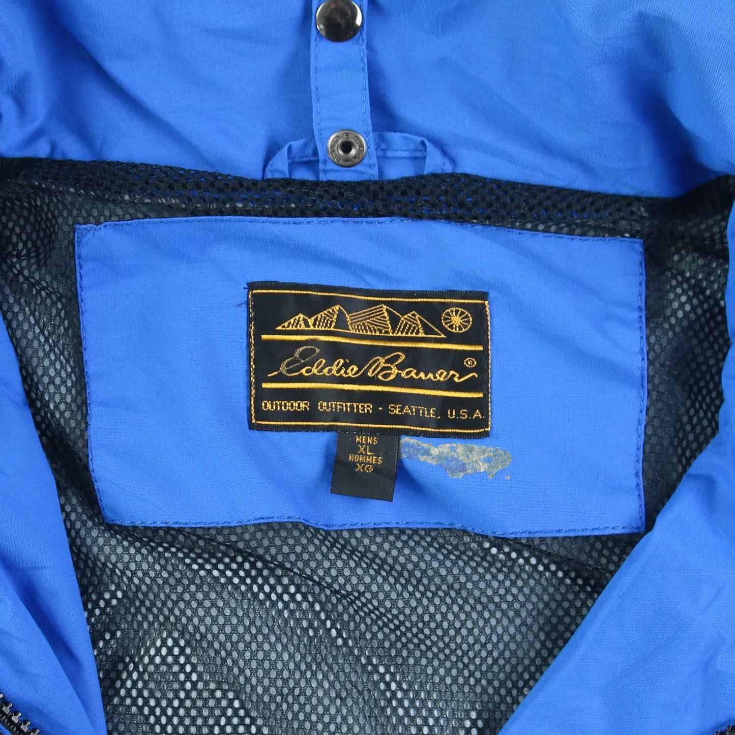 Hooded Windbreaker Jacket - Black