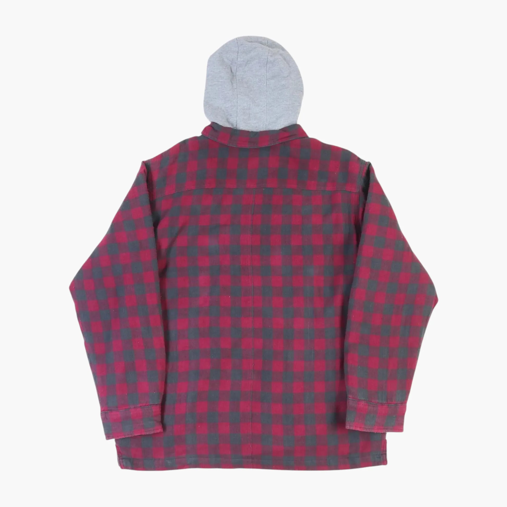 Vintage Flannel Hooded Overshirt