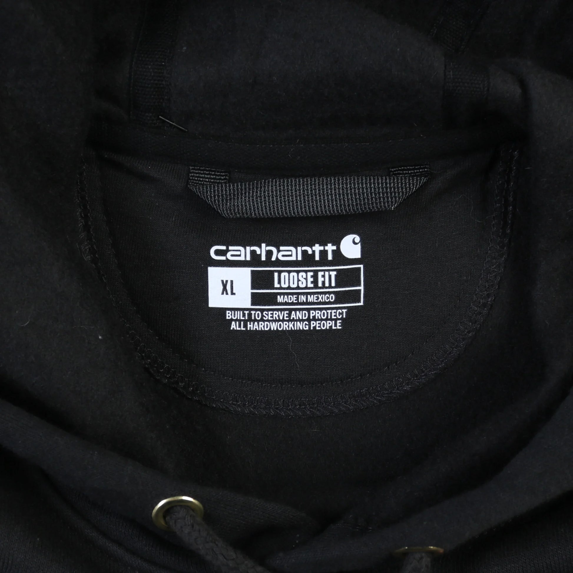 Vintage Hooded Sweatshirt - Black