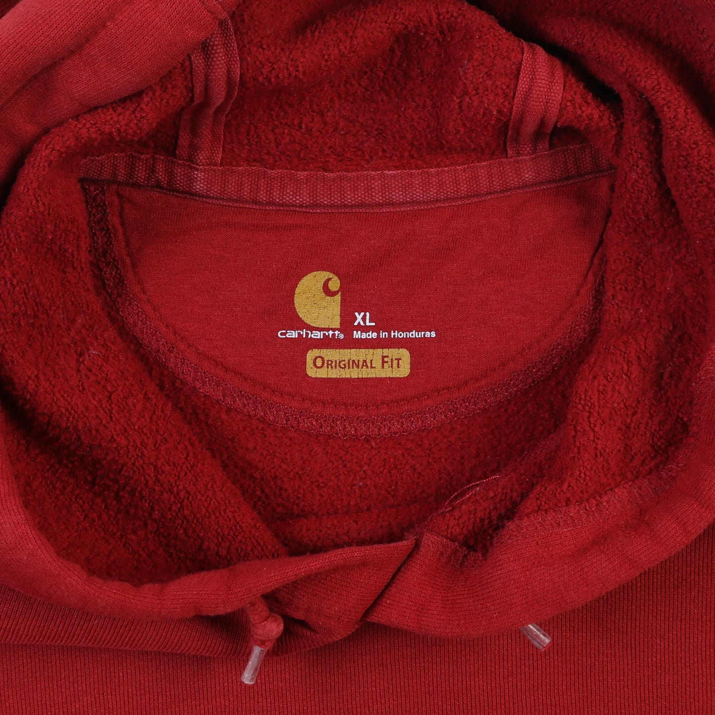 Vintage Hooded Sweatshirt - Red
