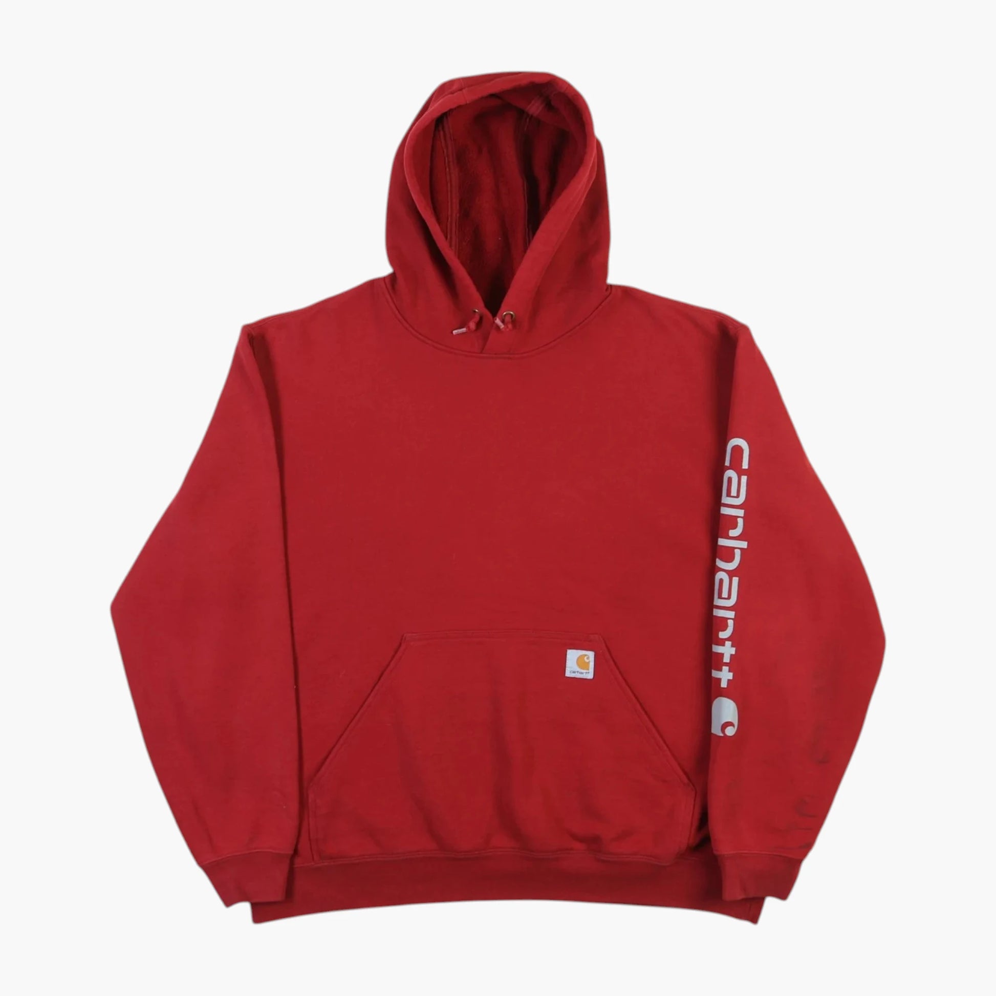 Vintage Hooded Sweatshirt - Red
