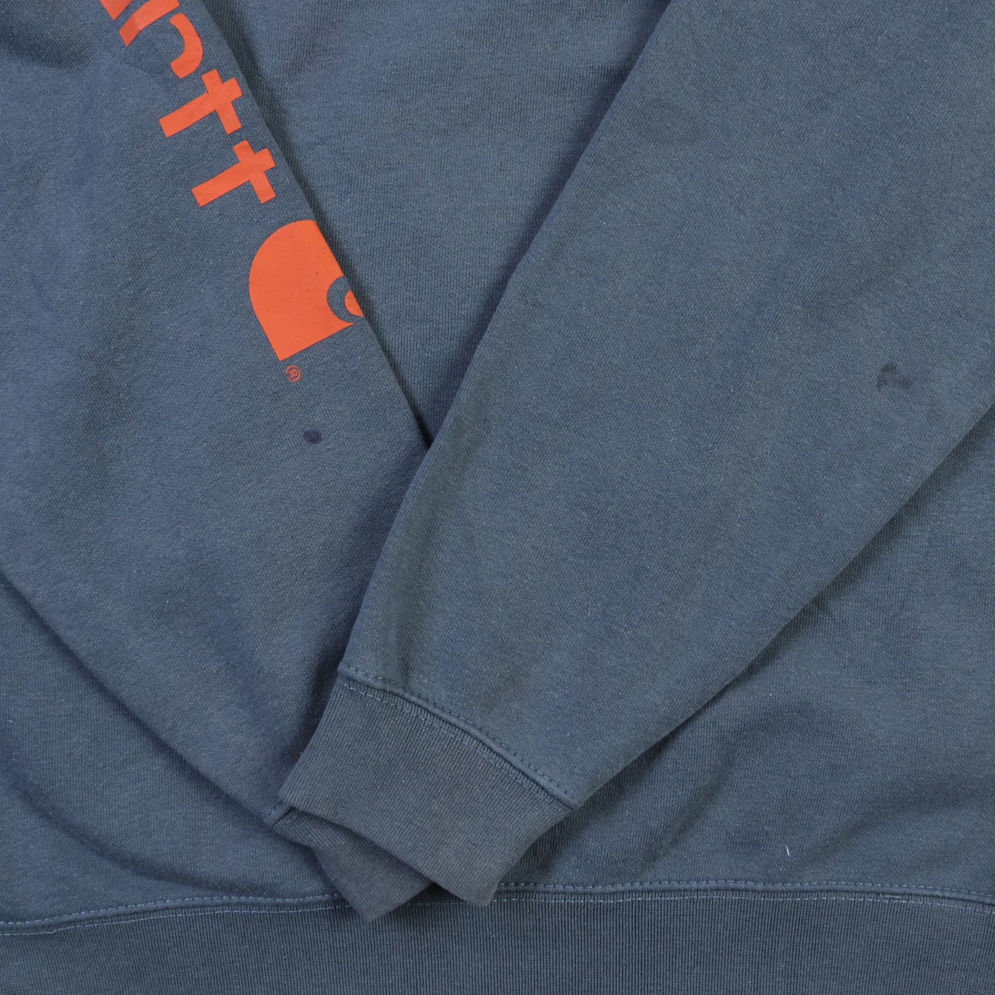 Vintage Hooded Sweatshirt - Blue