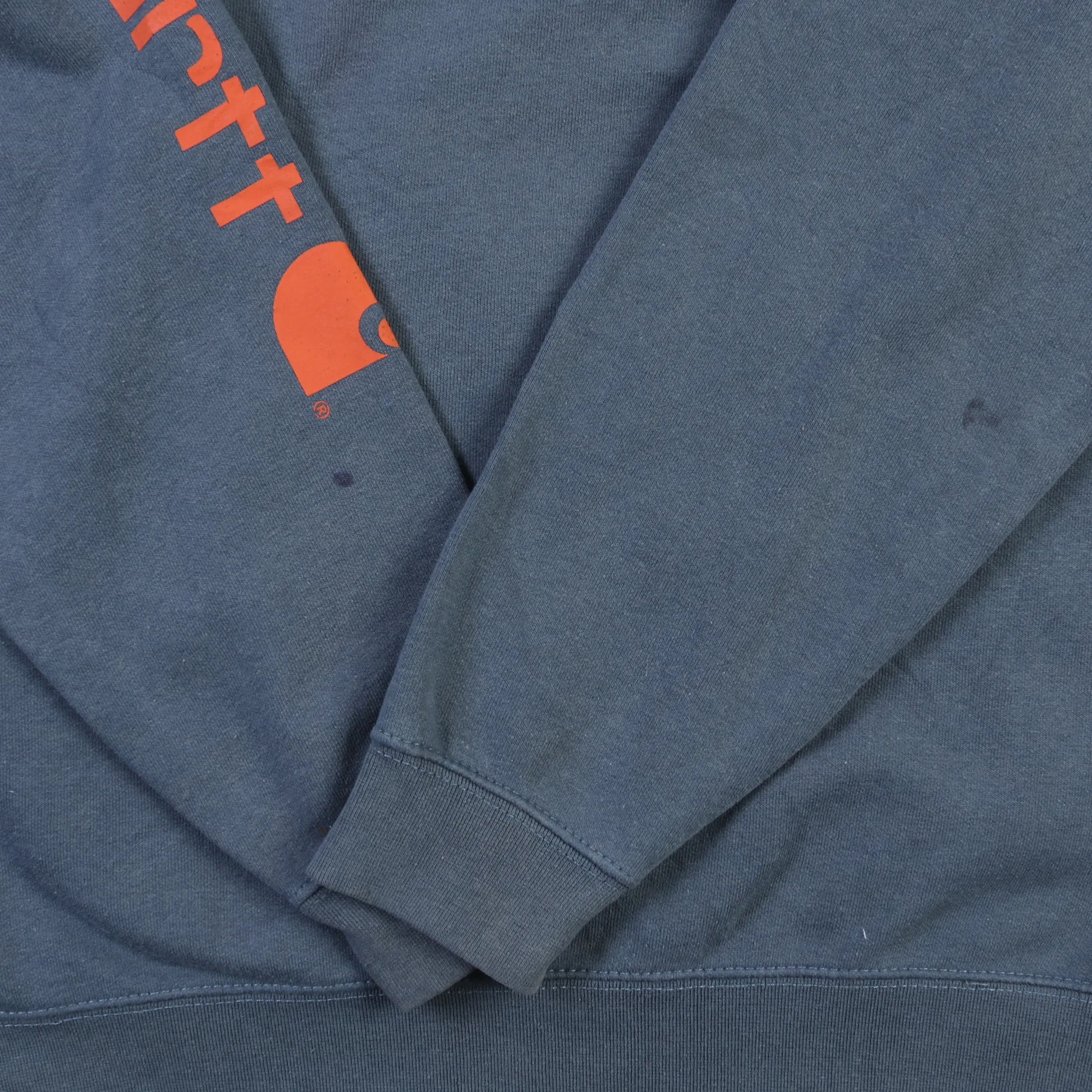 Vintage Hooded Sweatshirt - Blue
