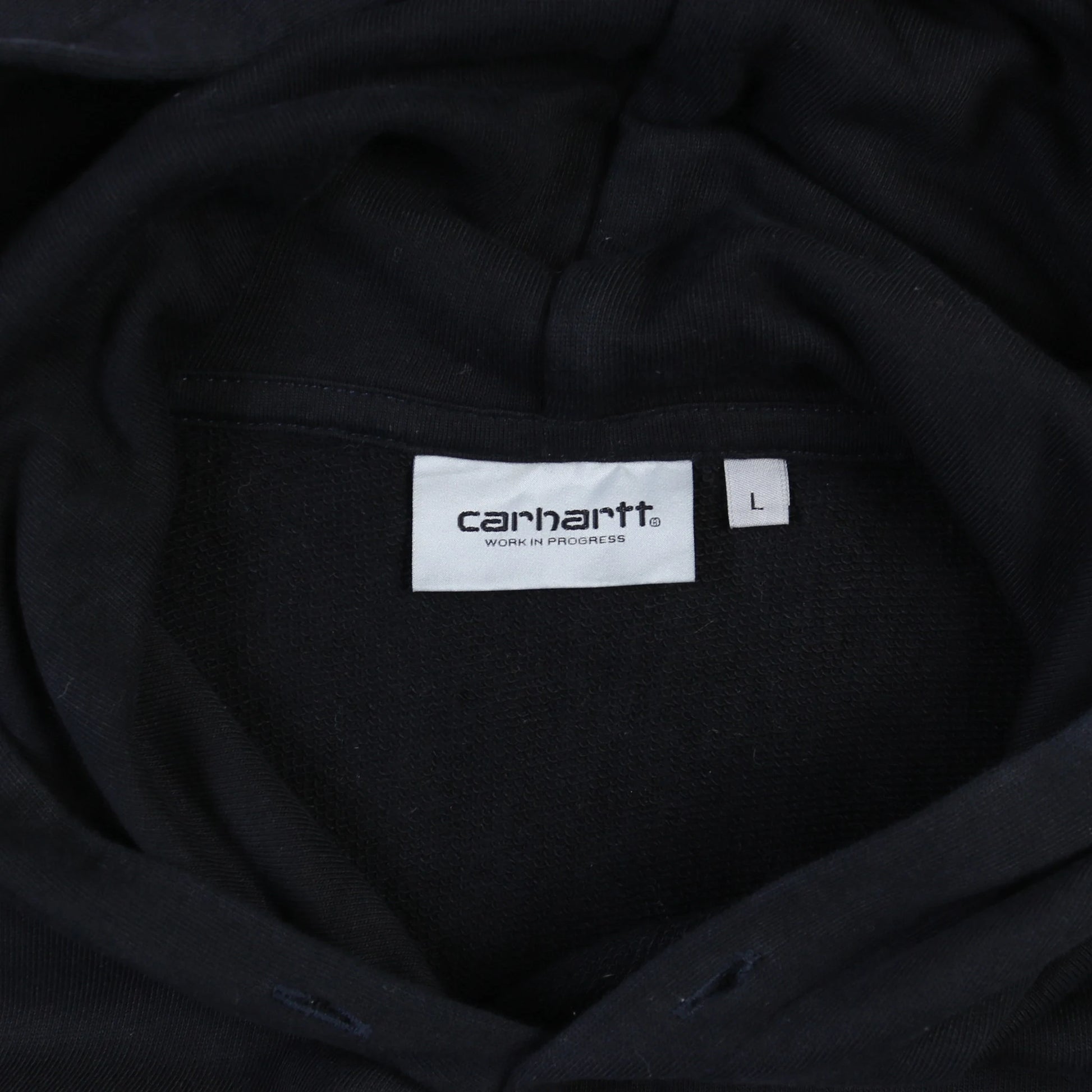 Vintage Hooded Sweatshirt - Black