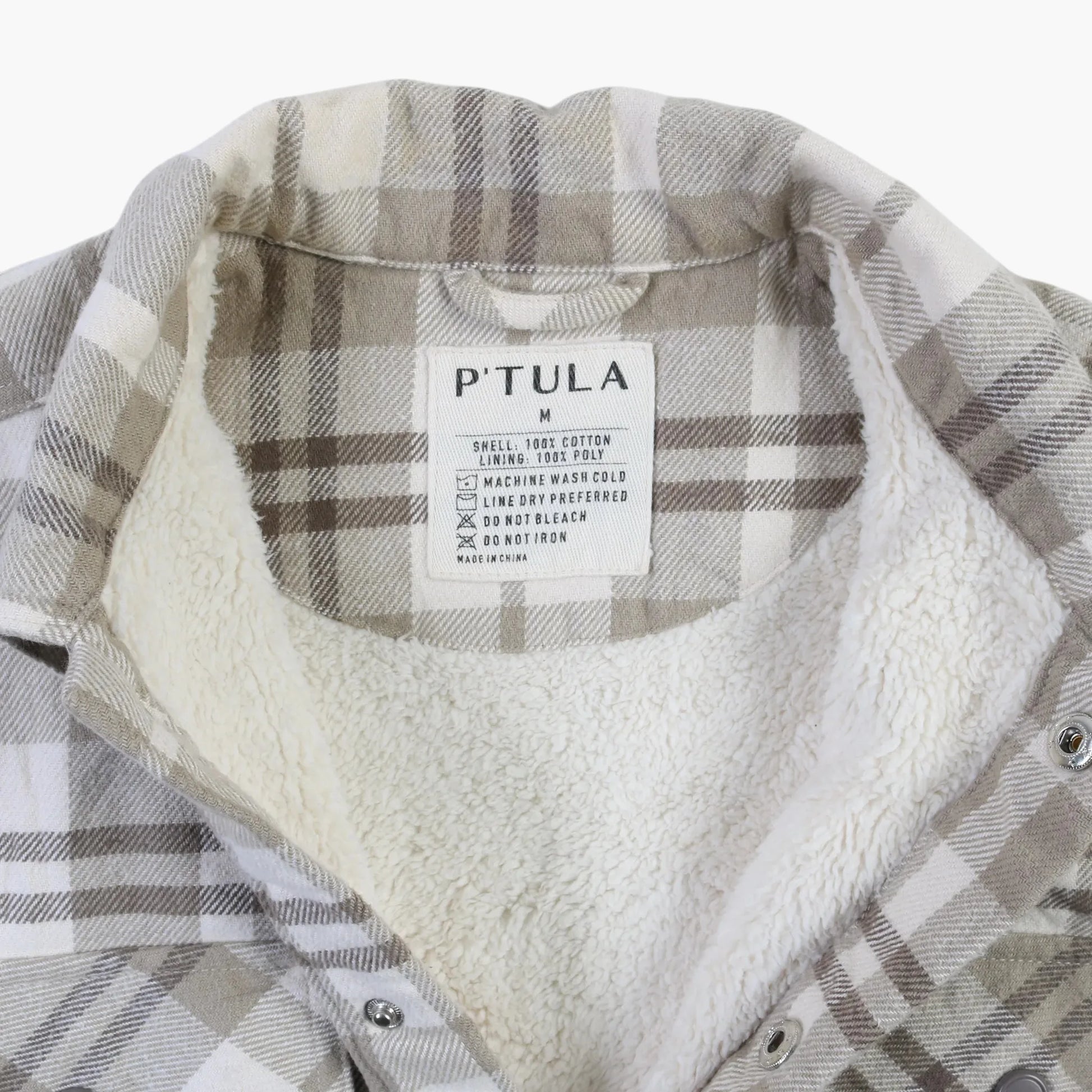 P'tula Lined Flannel Shirt