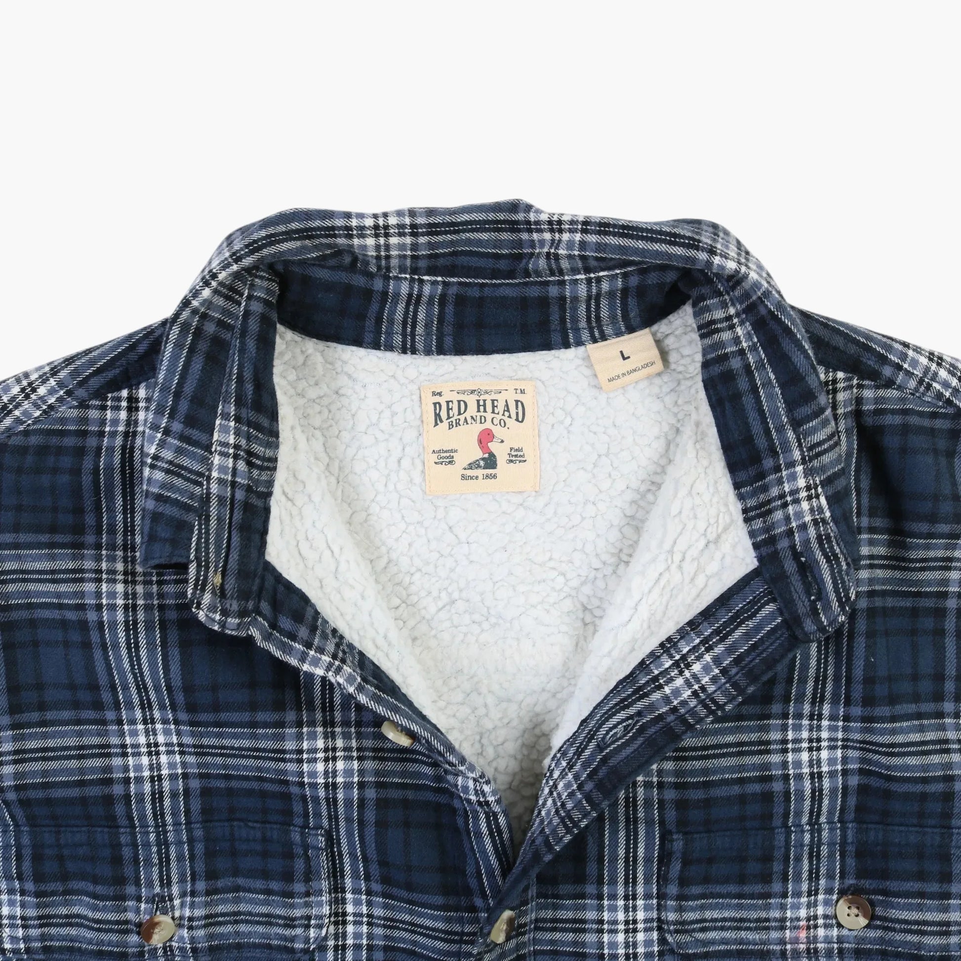 Red Head Lined Flannel Shirt