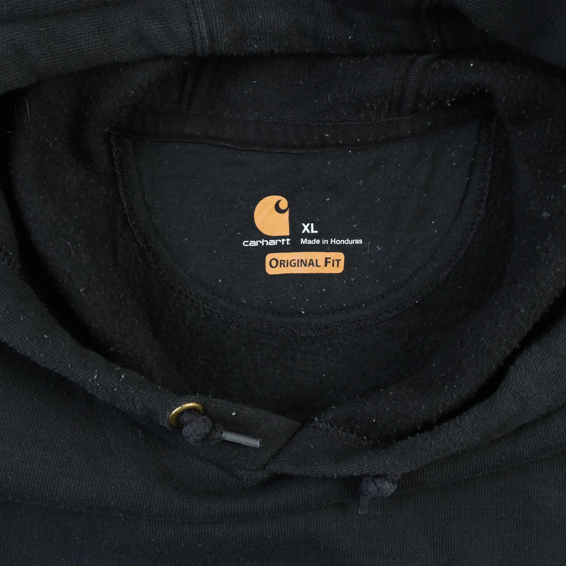 Vintage Hooded Sweatshirt - Black