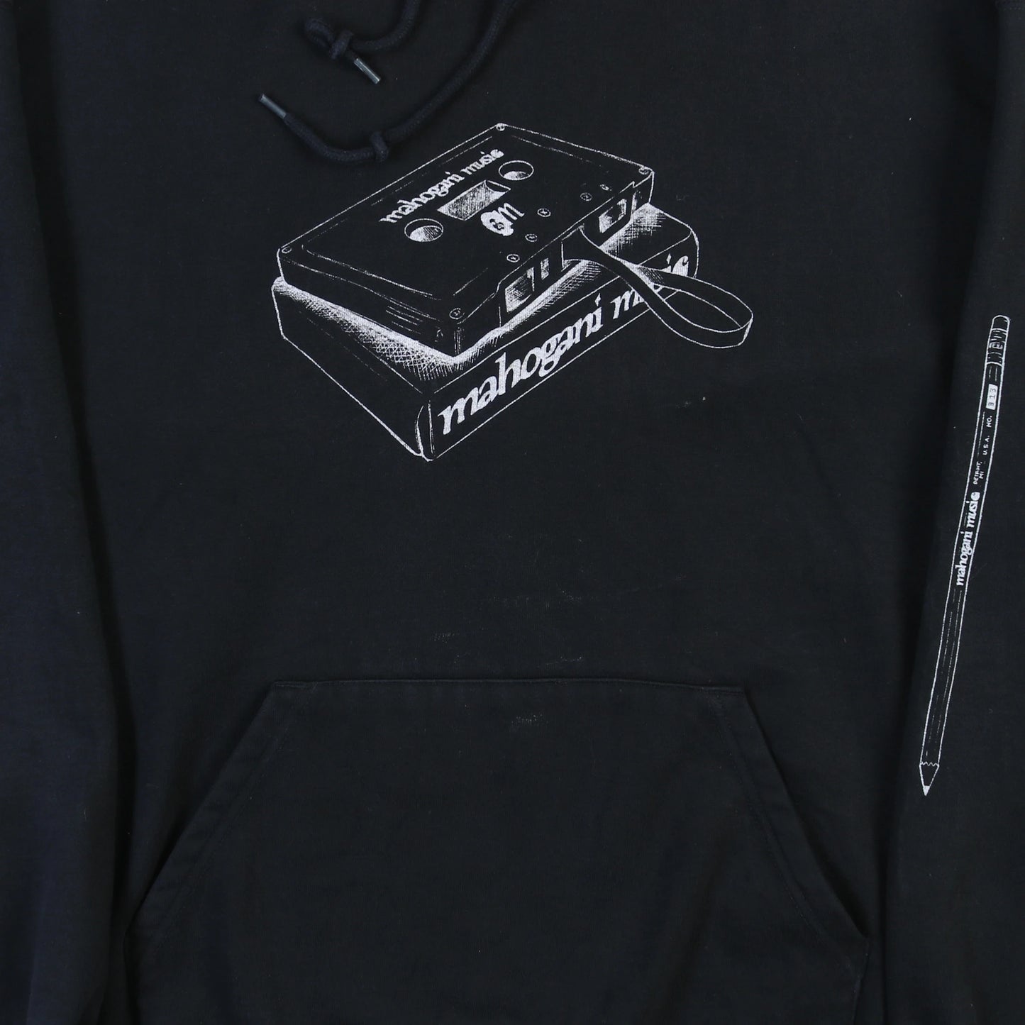 Vintage Hooded Sweatshirt - Black