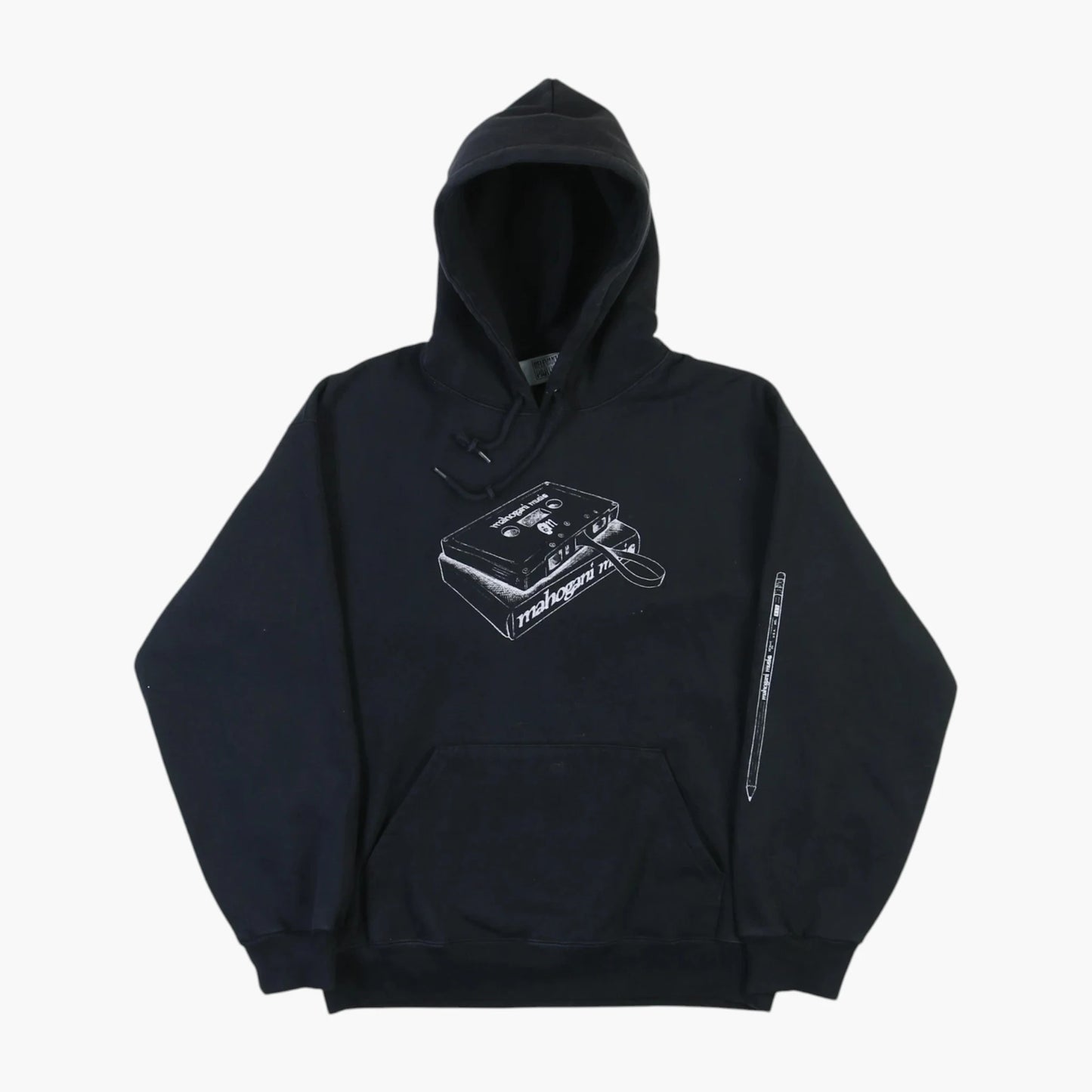 Vintage Hooded Sweatshirt - Black