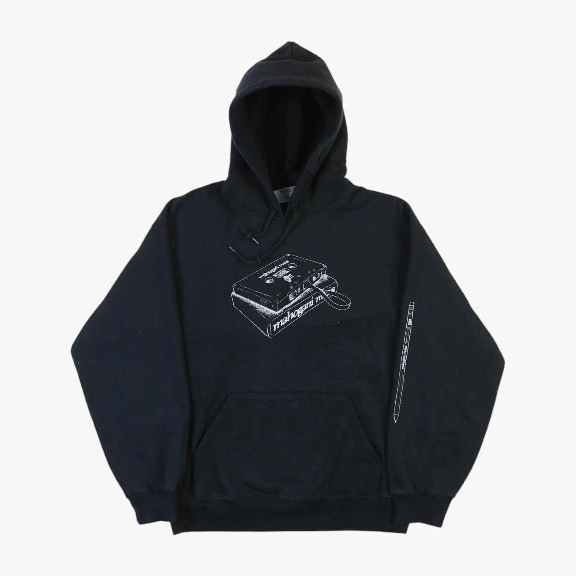Vintage Hooded Sweatshirt - Black