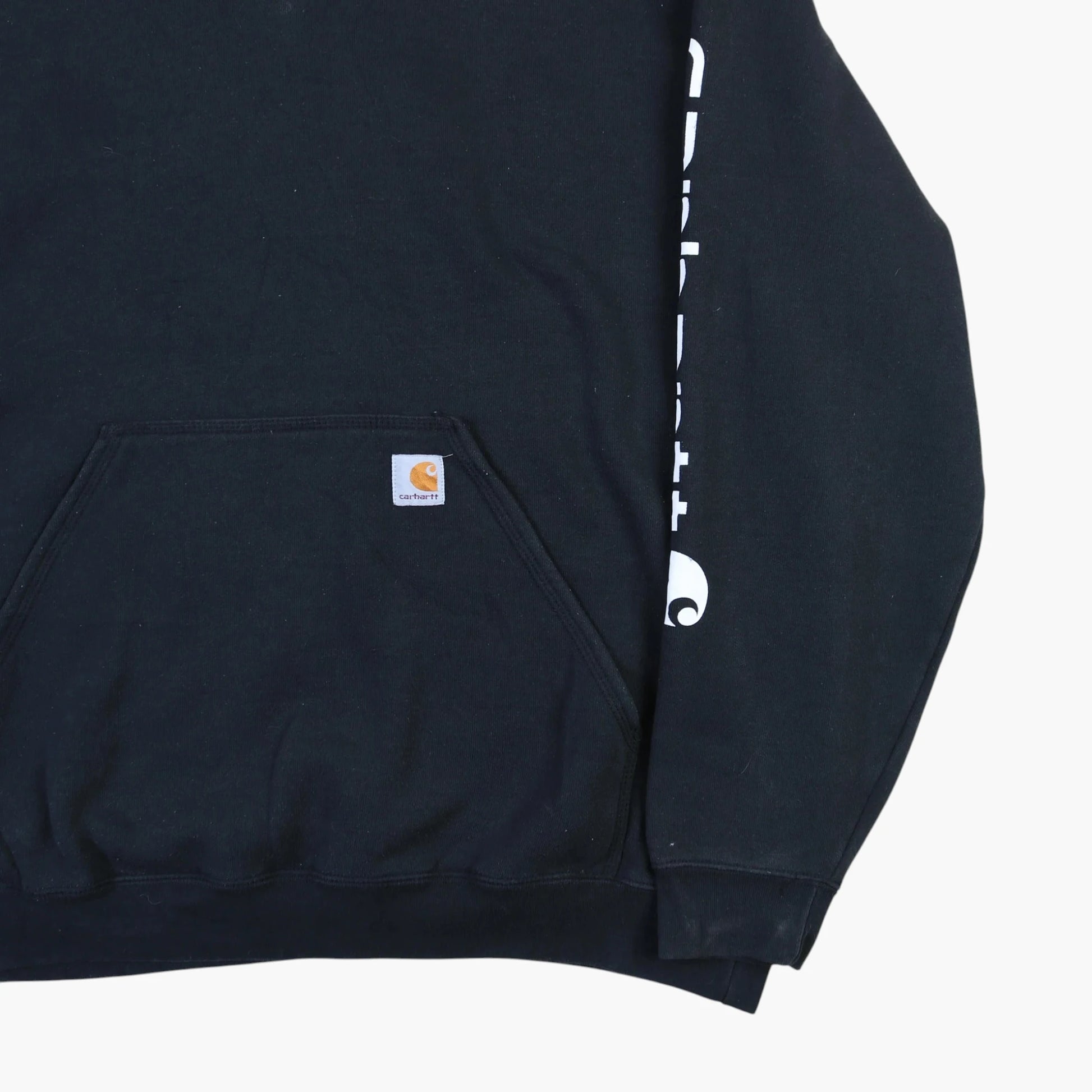 Vintage Hooded Sweatshirt - Black