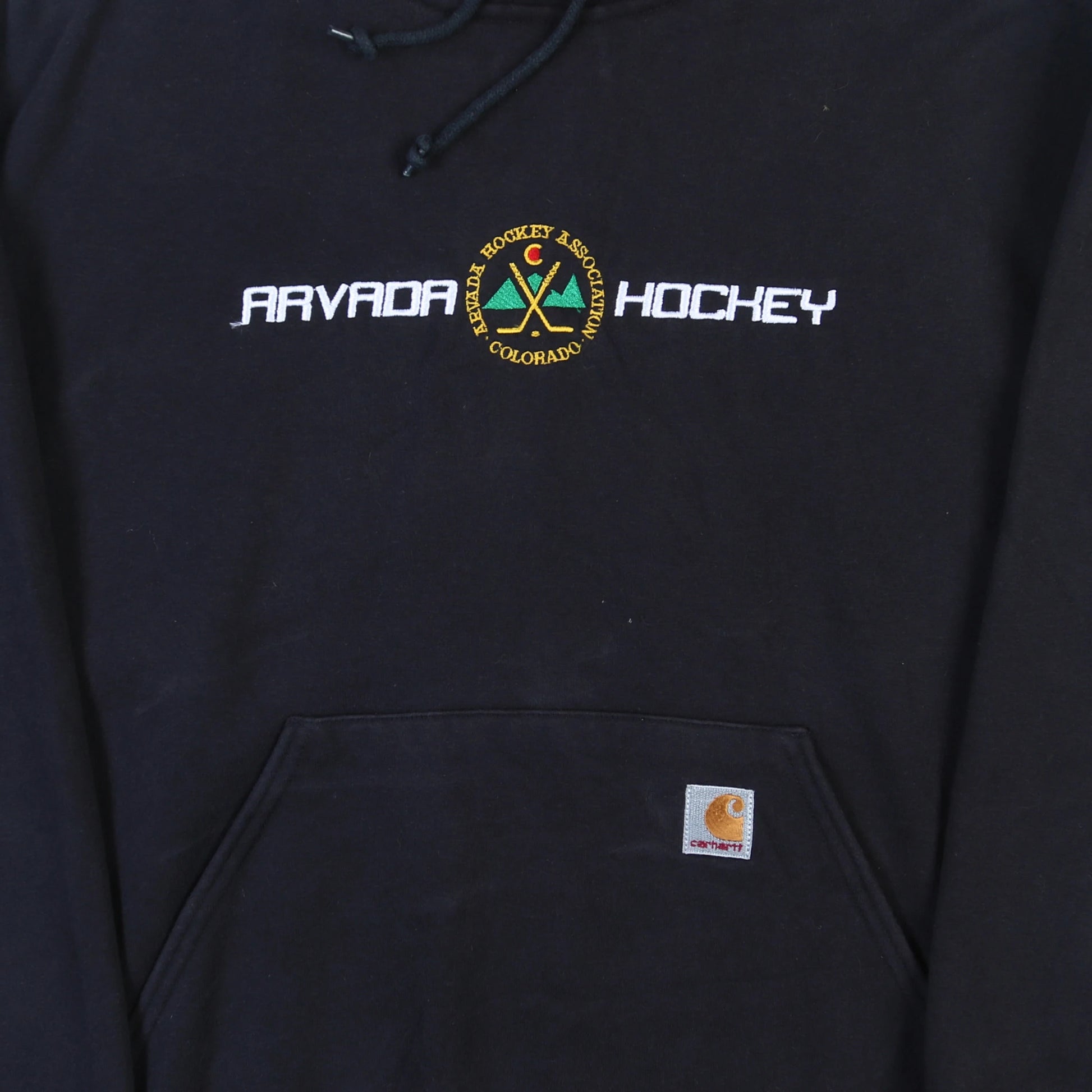Vintage Hooded Sweatshirt - Black