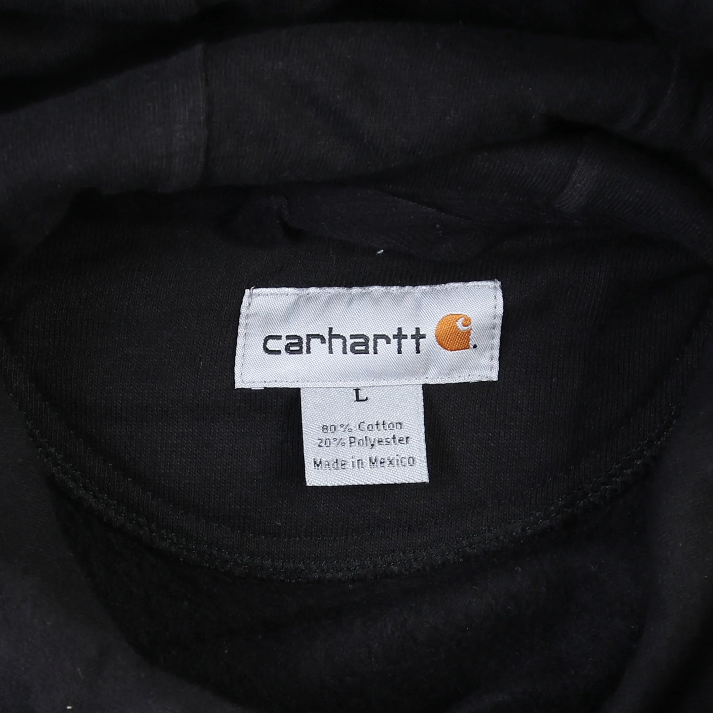 Vintage Hooded Sweatshirt - Black