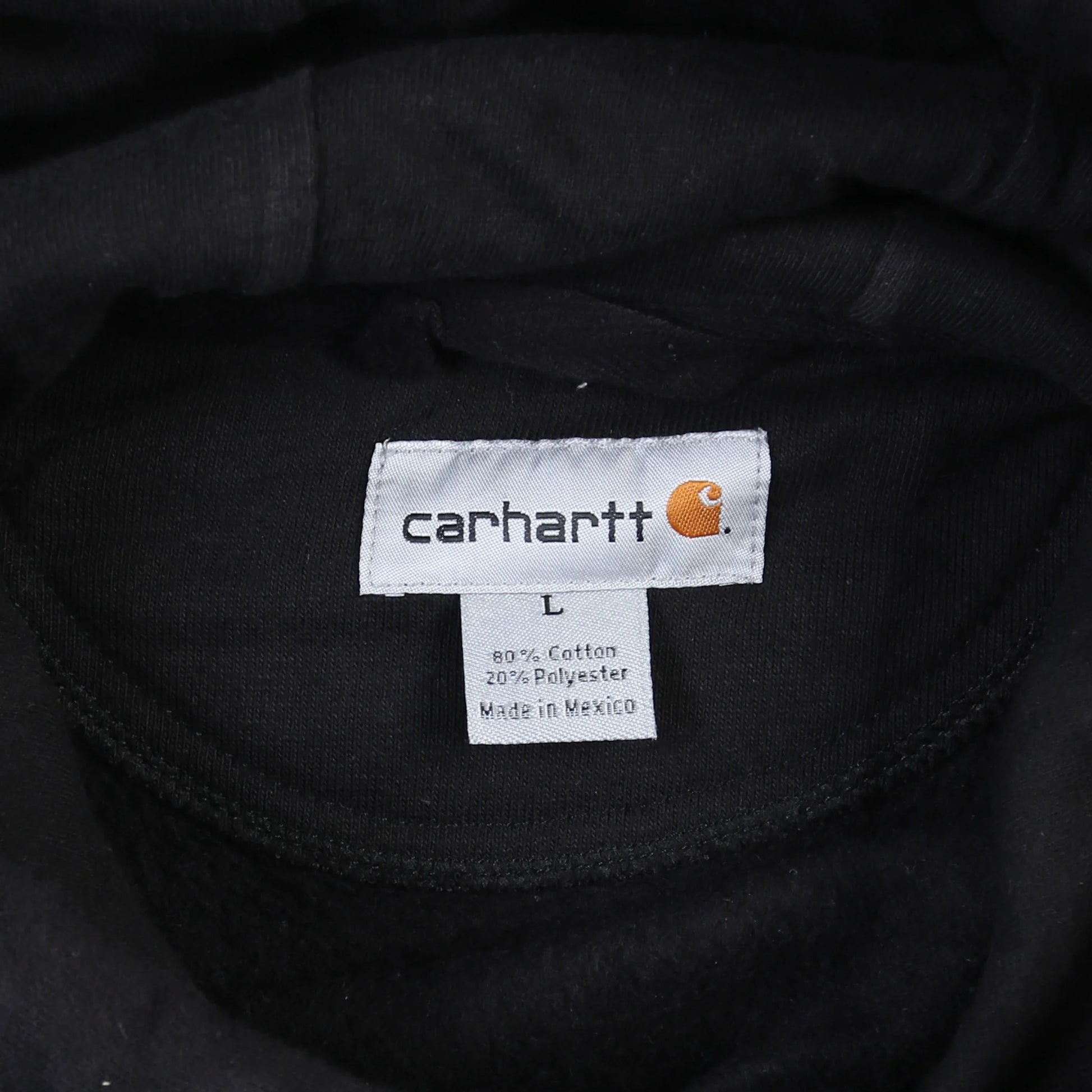 Vintage Hooded Sweatshirt - Black