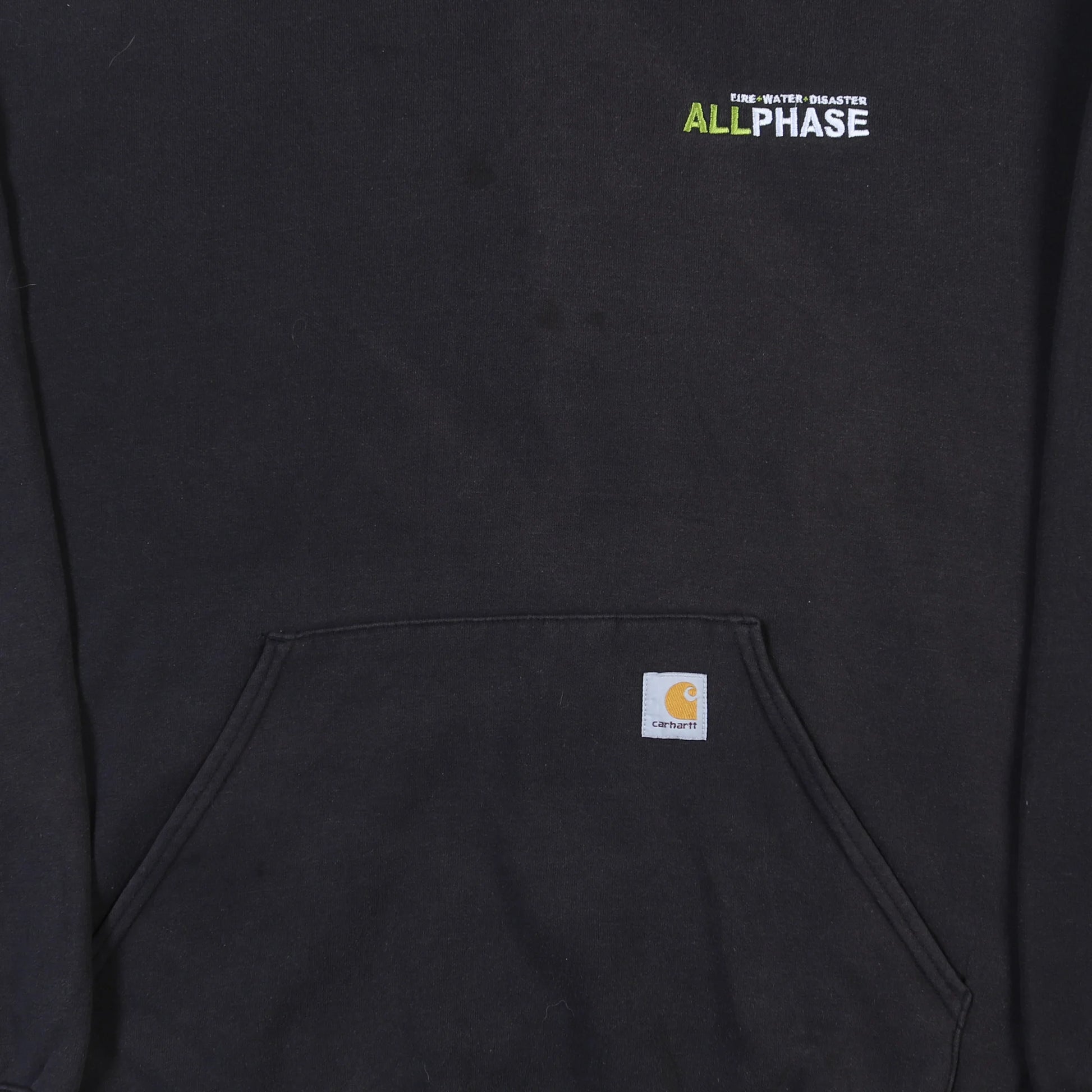 Vintage Hooded Sweatshirt - Black