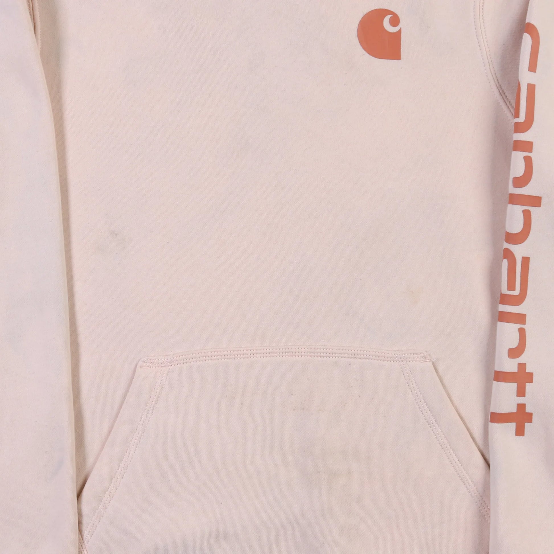 Vintage Hooded Sweatshirt - Peach