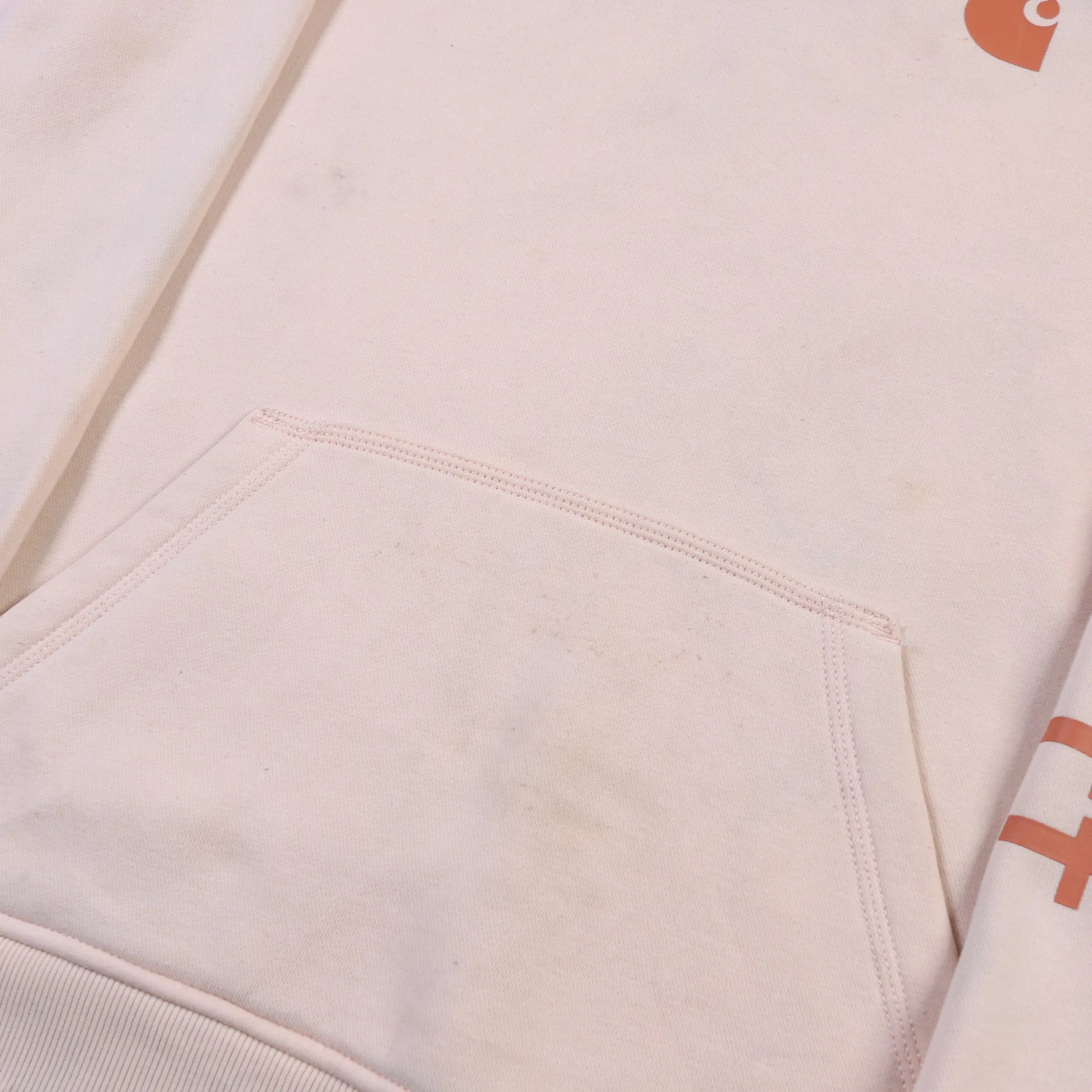 Vintage Hooded Sweatshirt - Peach