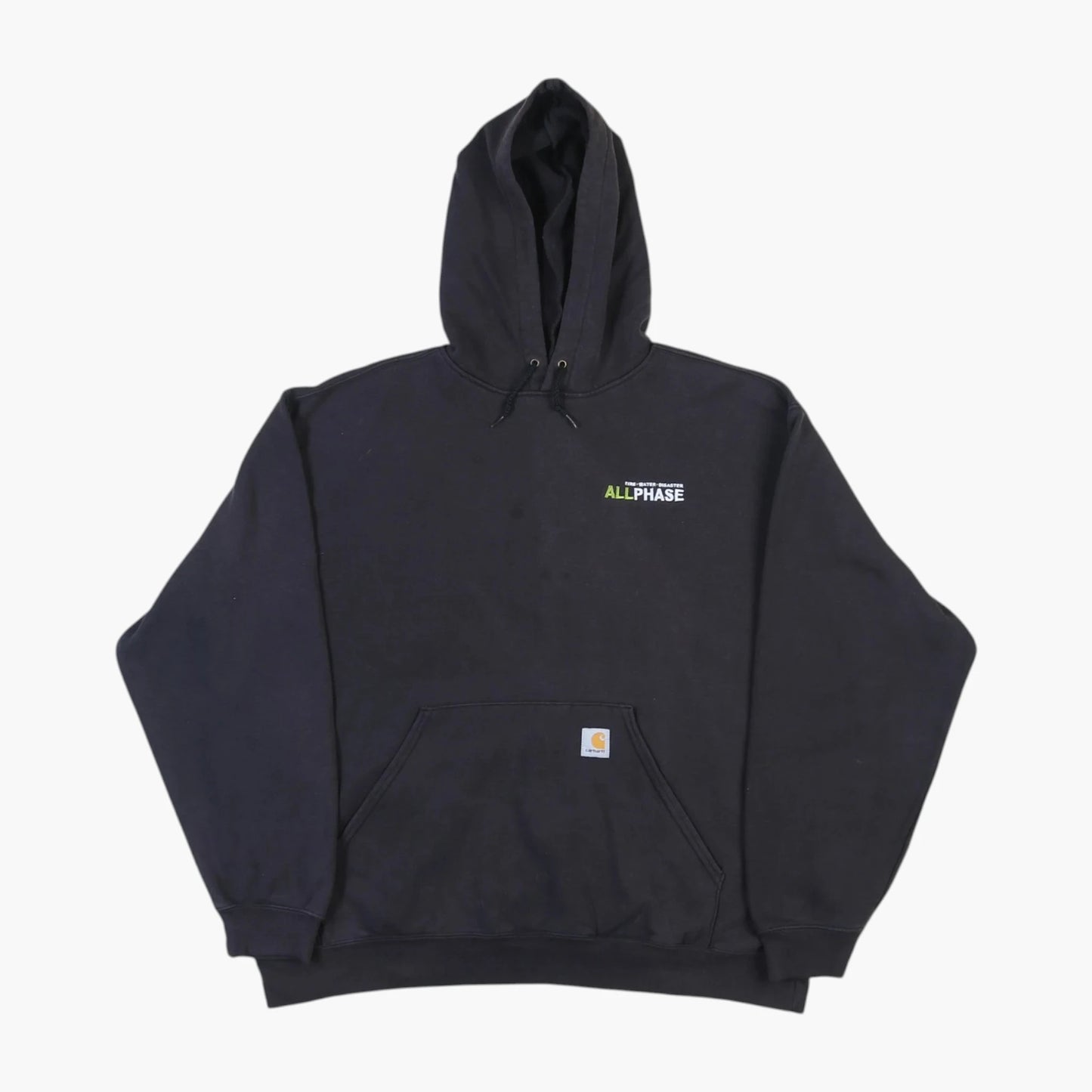 Vintage Hooded Sweatshirt - Black