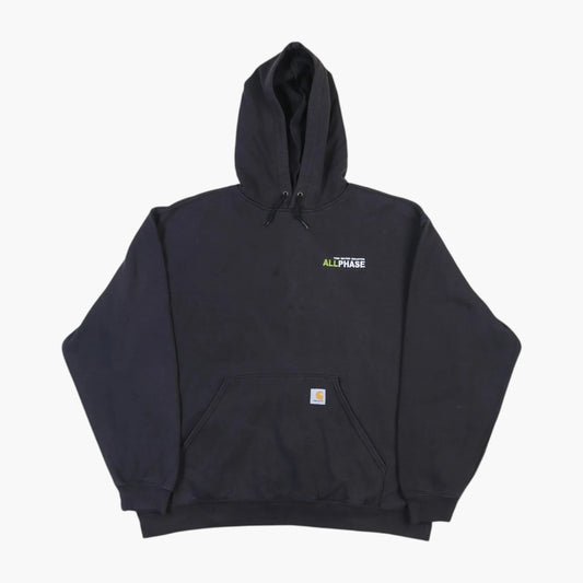 Vintage Hooded Sweatshirt - Black