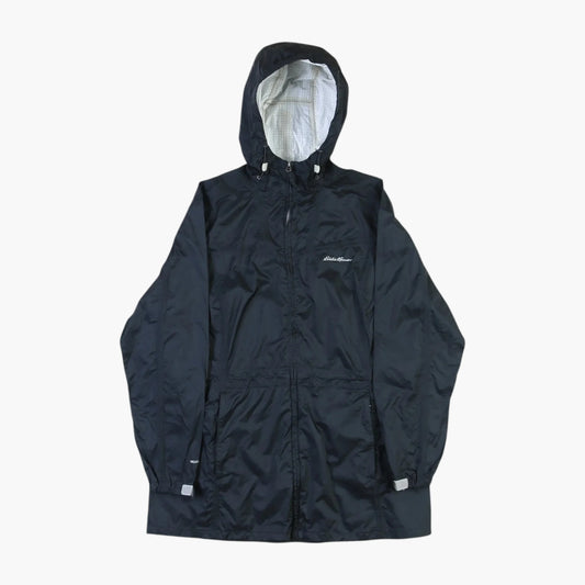 Hooded Windbreaker Jacket - Black