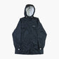 Hooded Windbreaker Jacket - Black