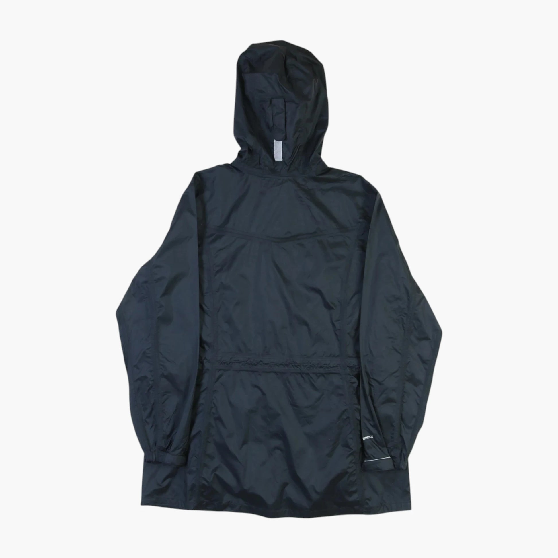 Hooded Windbreaker Jacket - Black