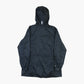 Hooded Windbreaker Jacket - Black