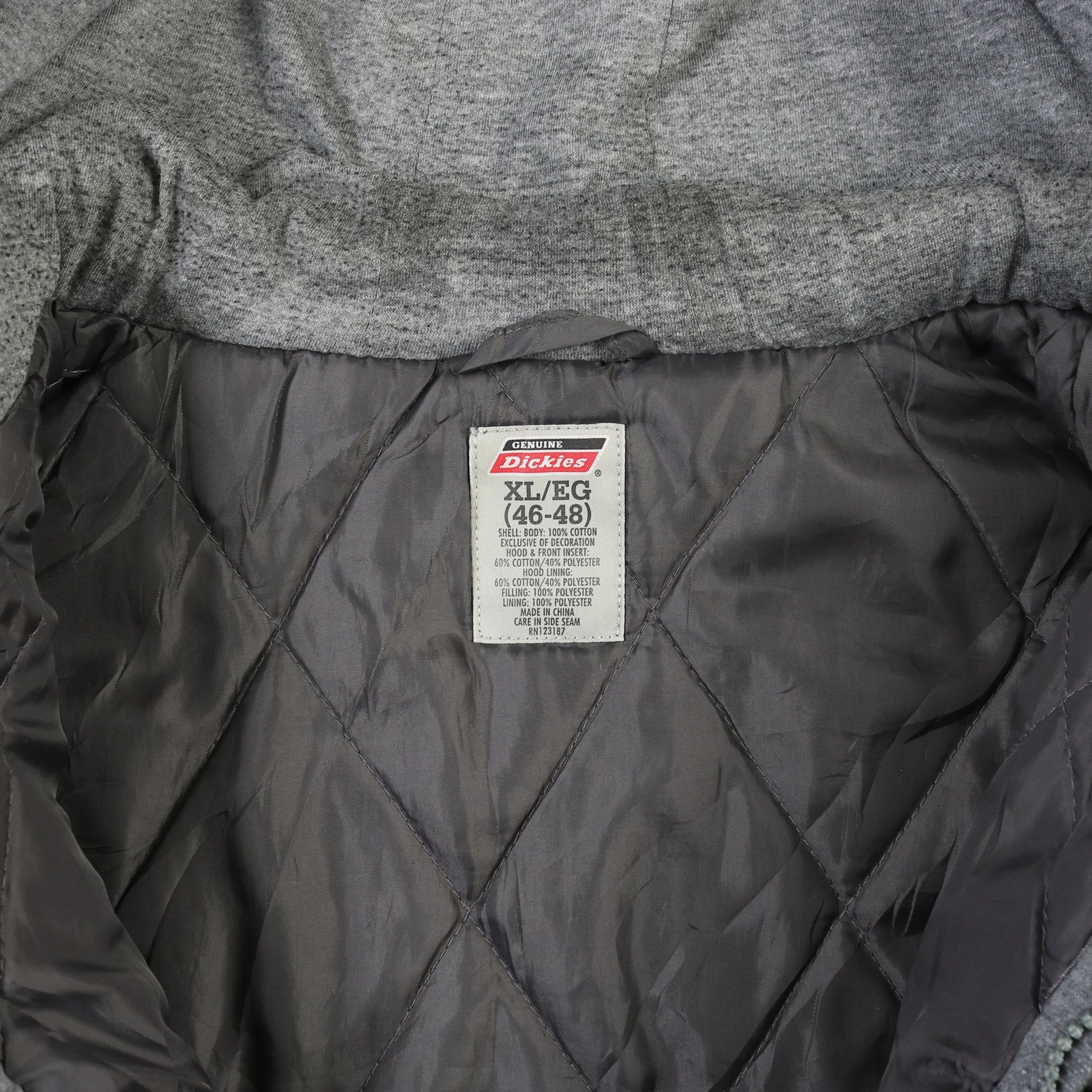 Hooded Work Jacket - Grey