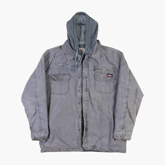 Hooded Work Jacket - Grey