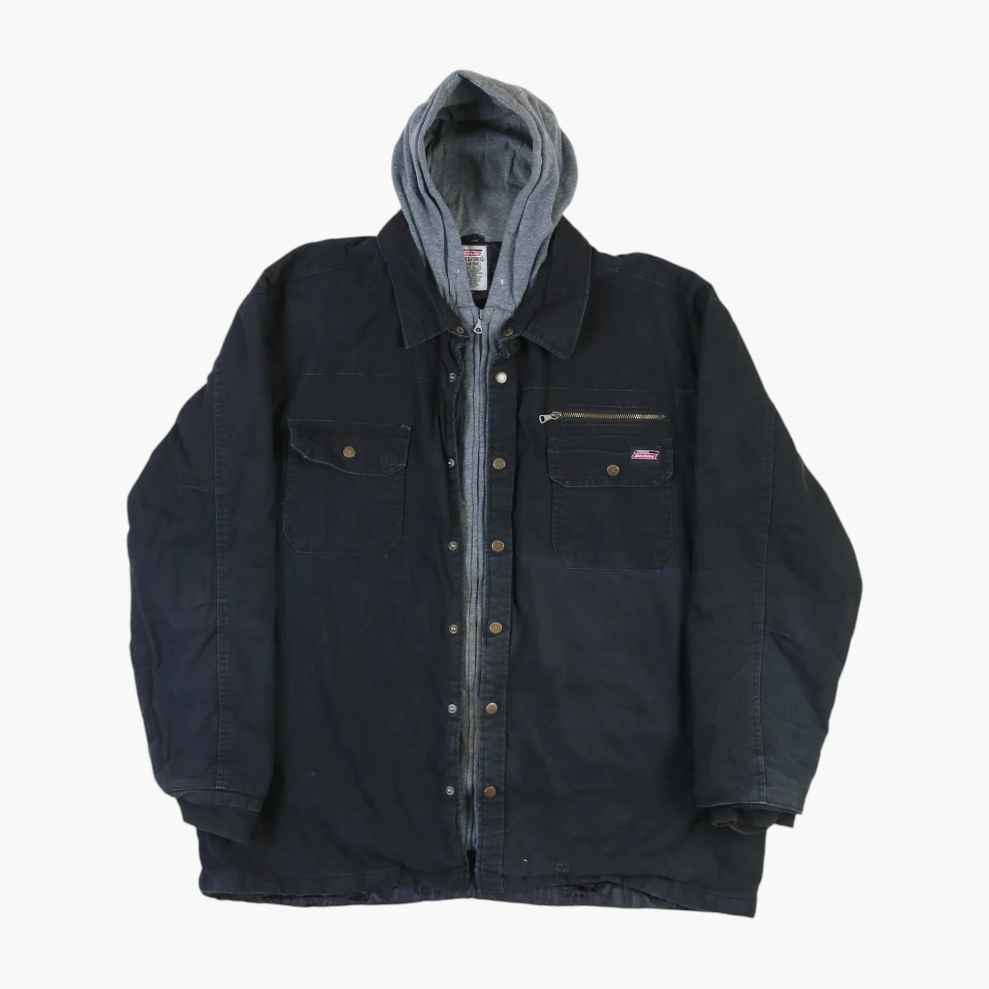 Hooded Work Jacket - Black