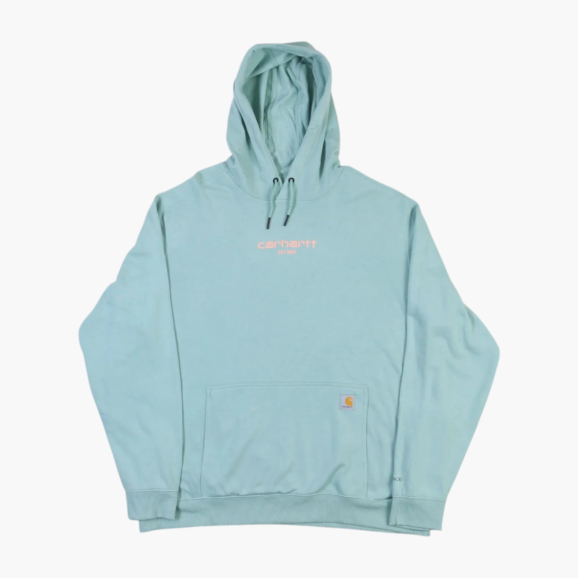 Vintage Hooded Sweatshirt - Turquoise