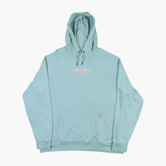 Vintage Hooded Sweatshirt - Turquoise