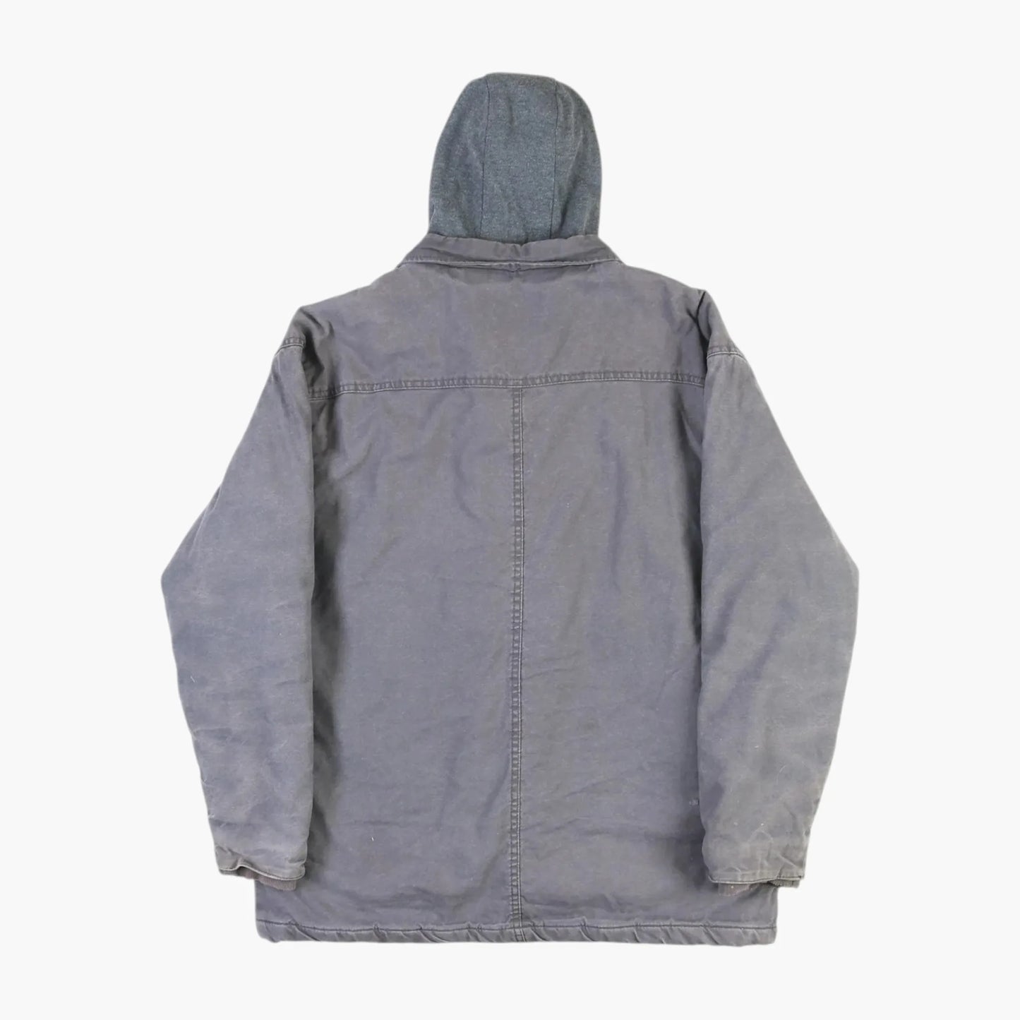Hooded Work Jacket - Grey