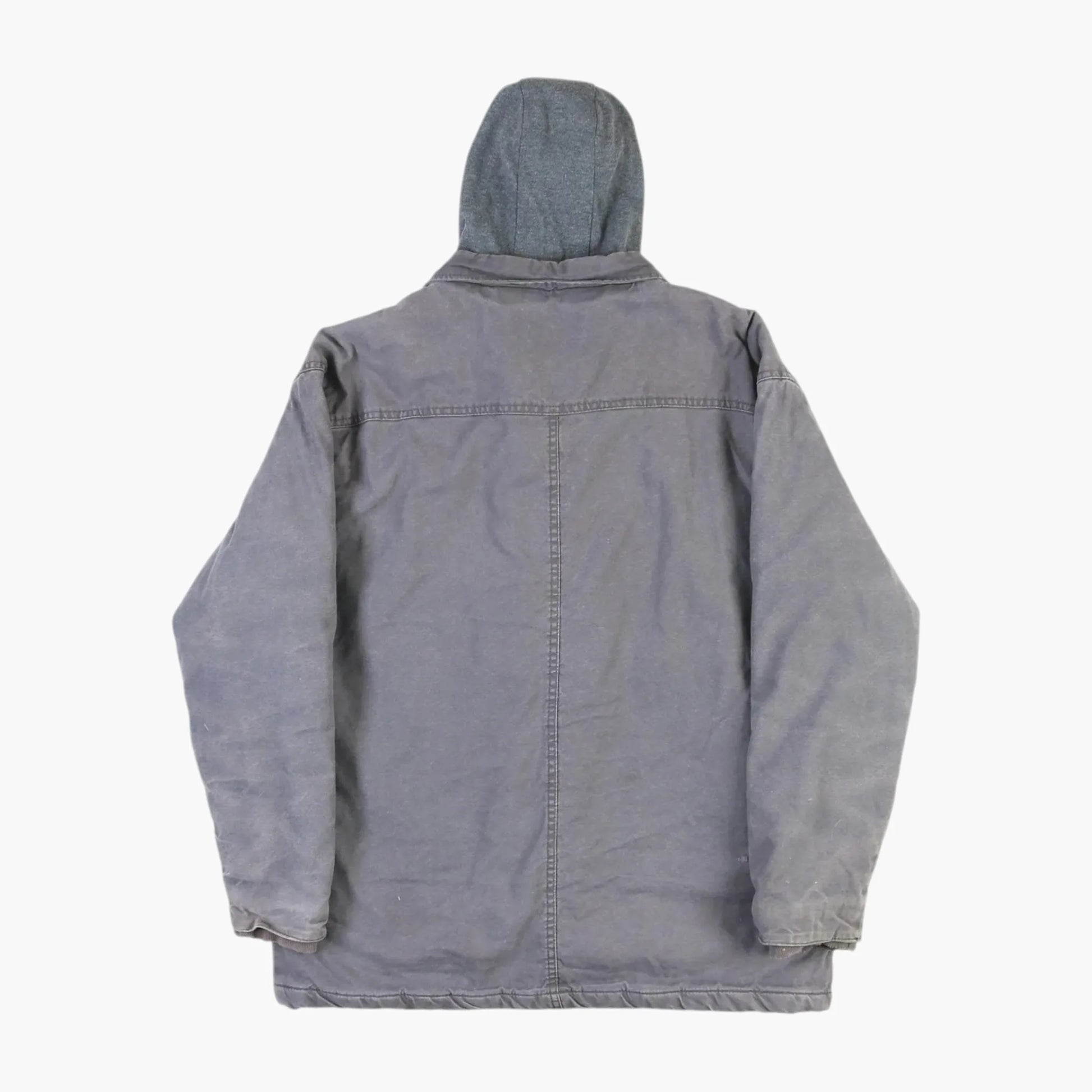 Hooded Work Jacket - Grey