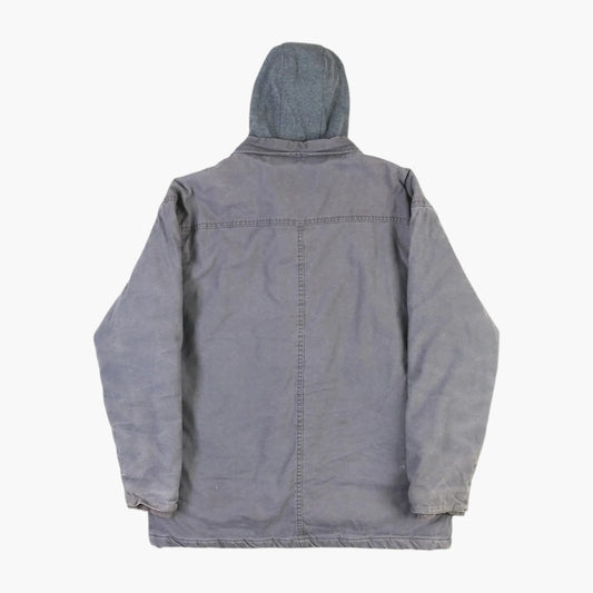 Hooded Work Jacket - Grey