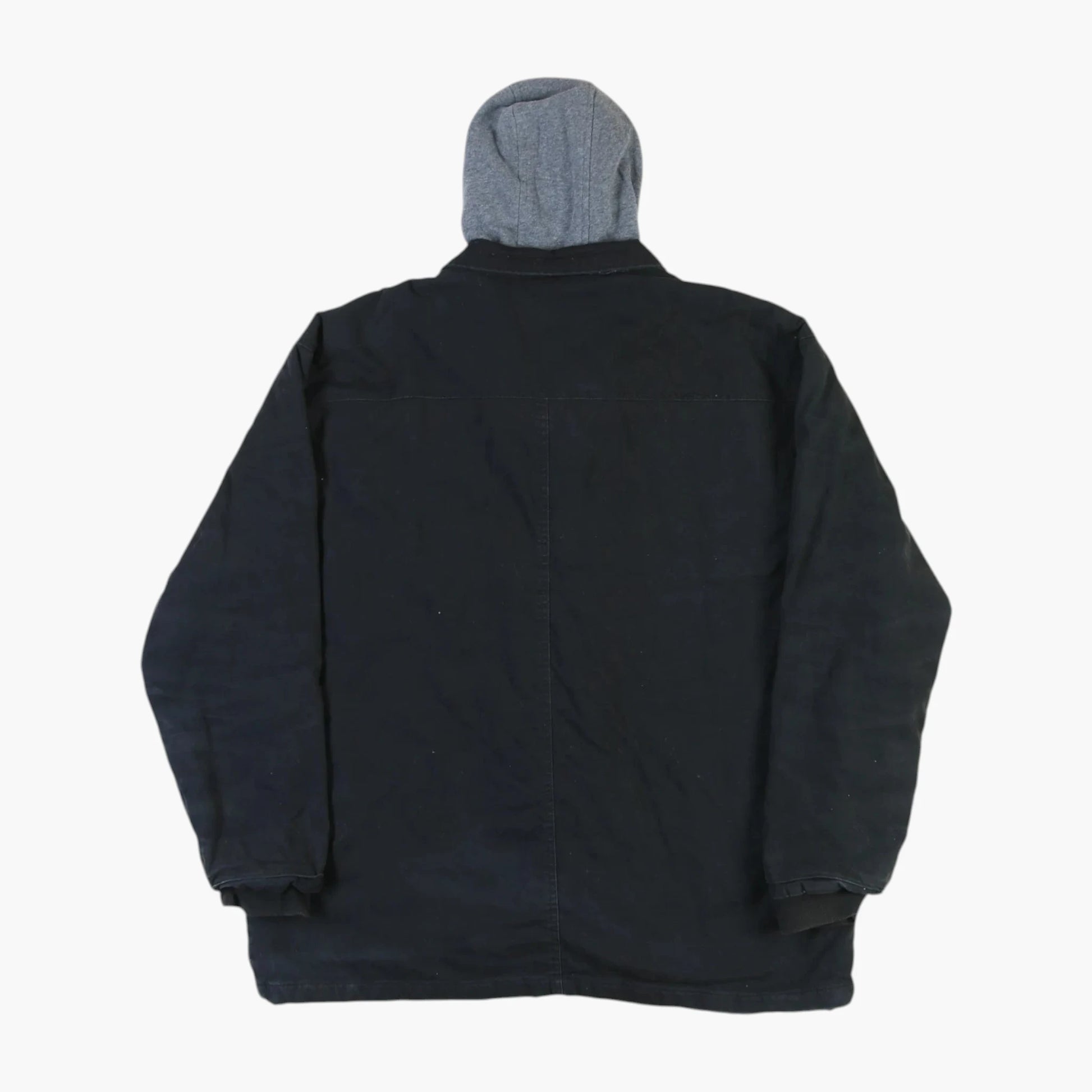 Hooded Work Jacket - Black