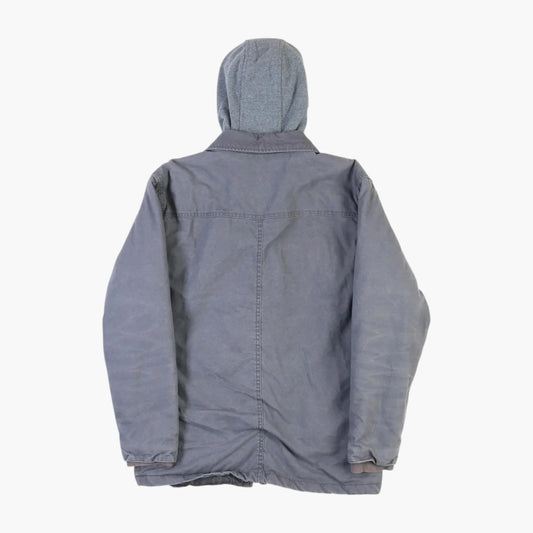 Hooded Work Jacket - Grey
