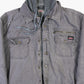 Hooded Work Jacket - Grey