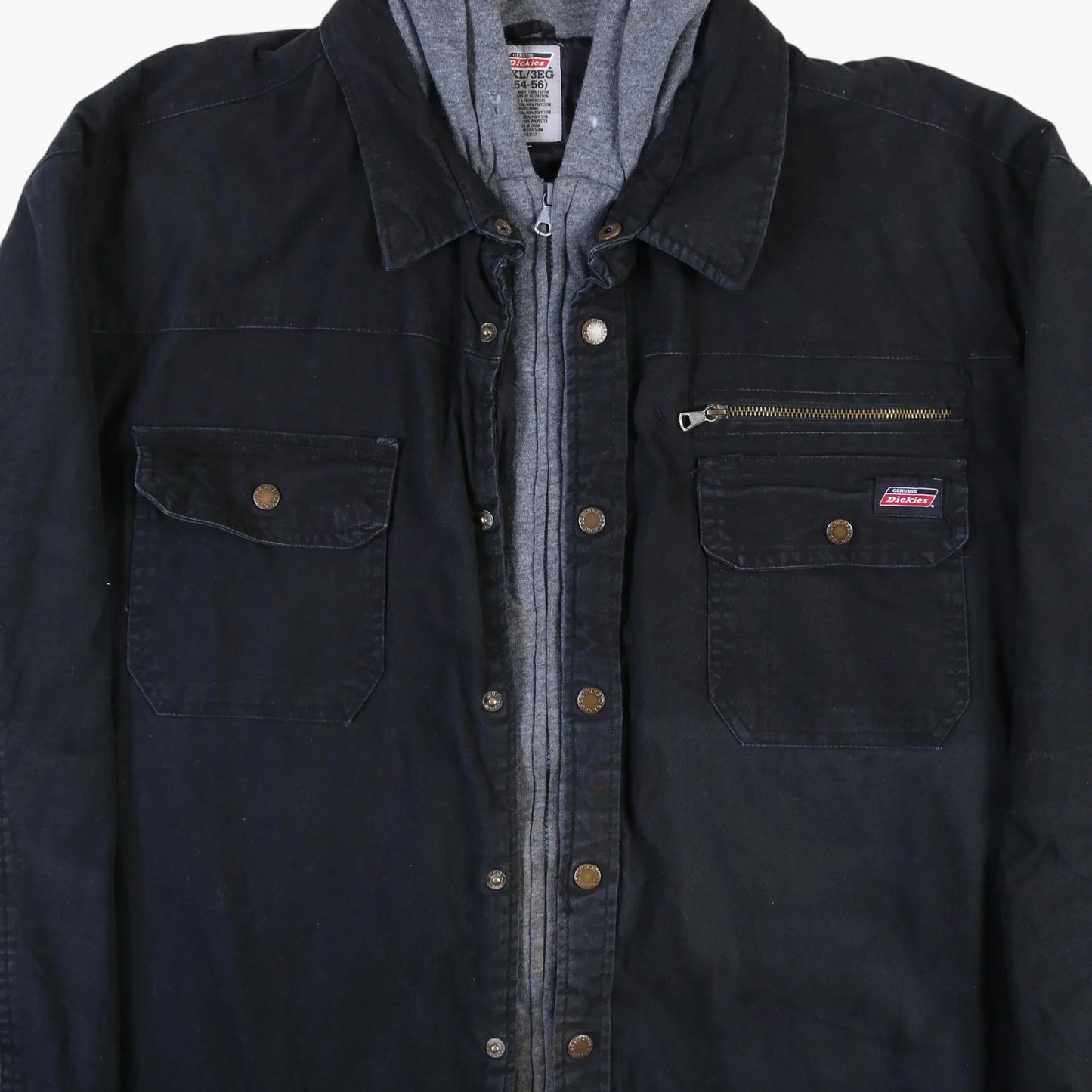 Hooded Work Jacket - Black