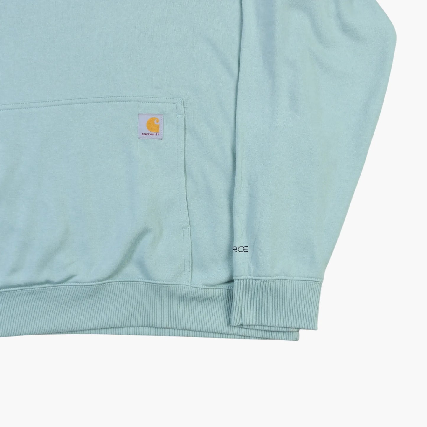 Vintage Hooded Sweatshirt - Turquoise