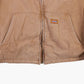 Hooded Work Jacket - Brown
