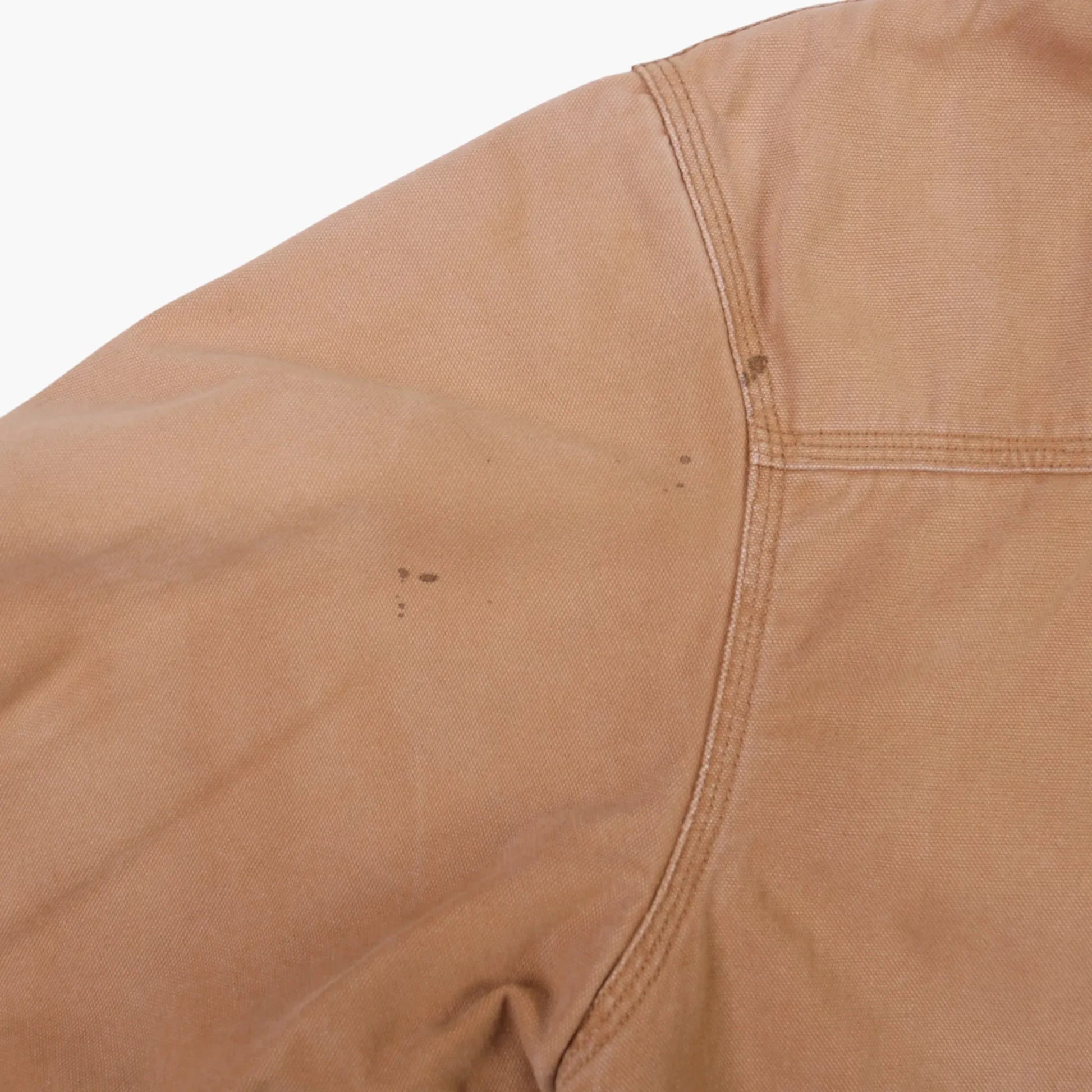 Hooded Work Jacket - Brown