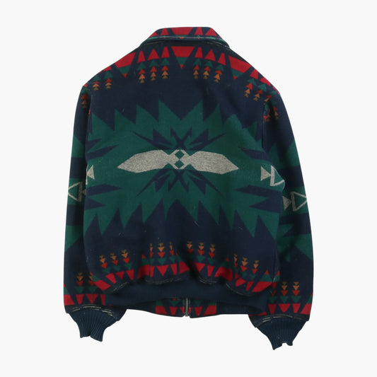 Western Aztec Bomber Jacket