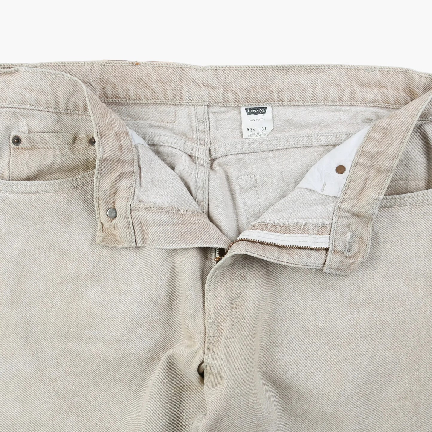 Vintage 505 Jeans - Beige 34/34
