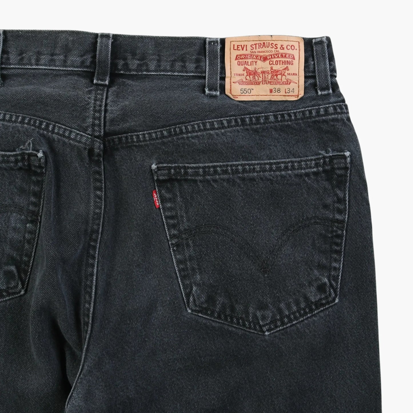 Vintage 550 Jeans - Black 38/34