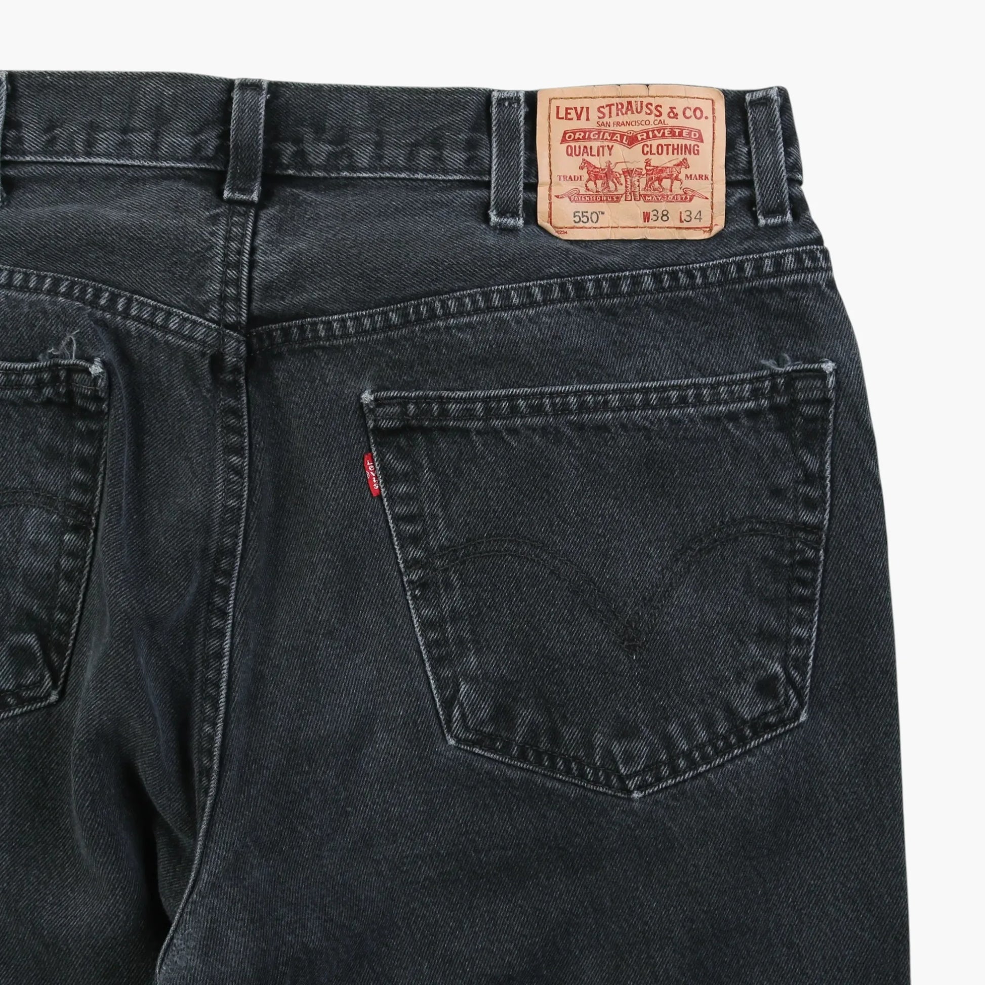Vintage 550 Jeans - Black 38/34
