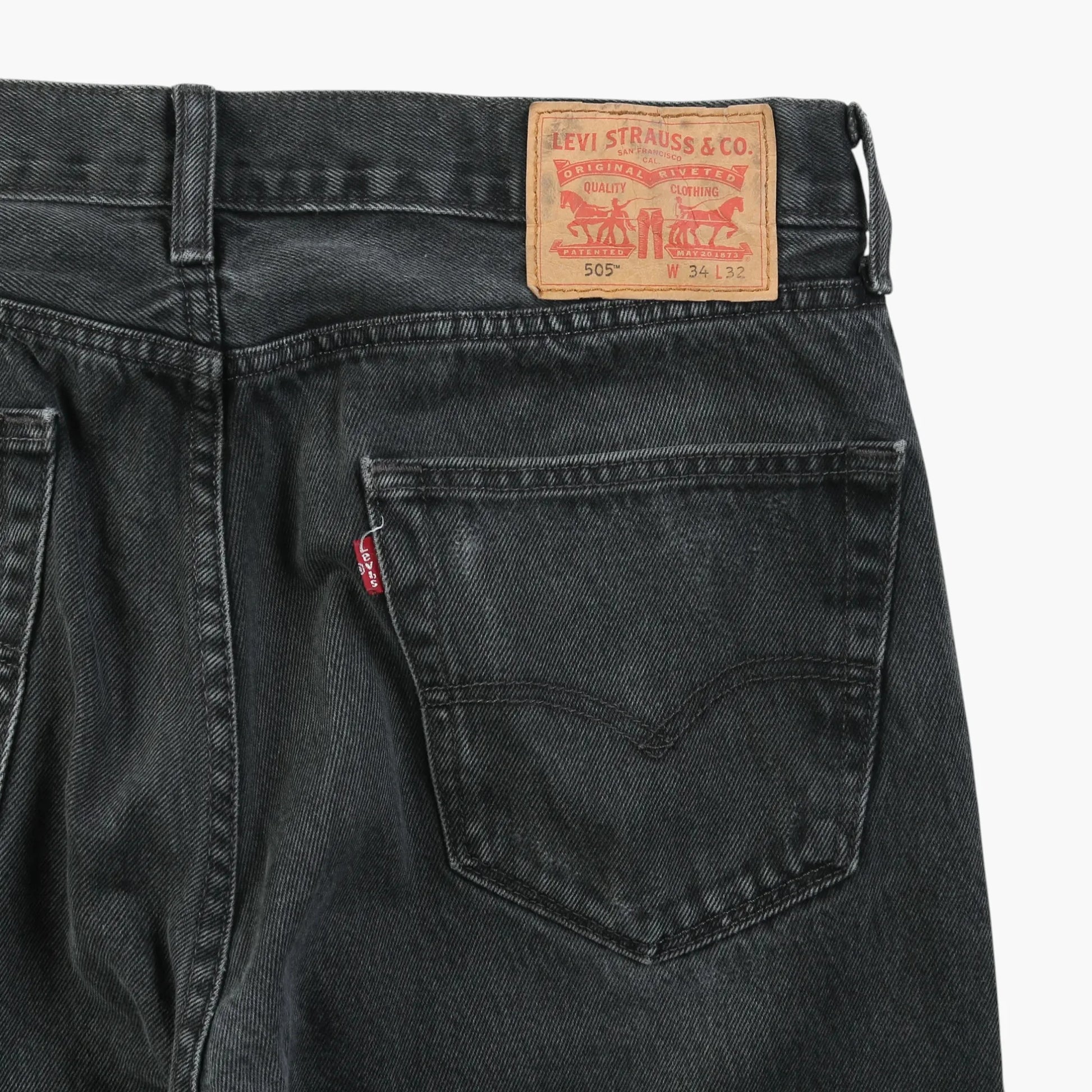 Vintage 505 Jeans - Black 34/32
