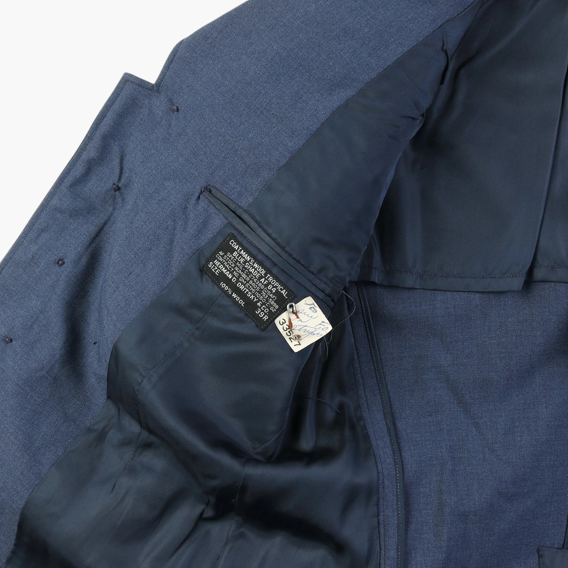 1960's USAF Wool Tropical Serge Dress Jacket