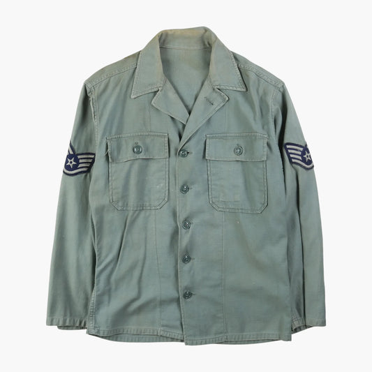 1960's US Army OG107 Cotton Sateen Shirt